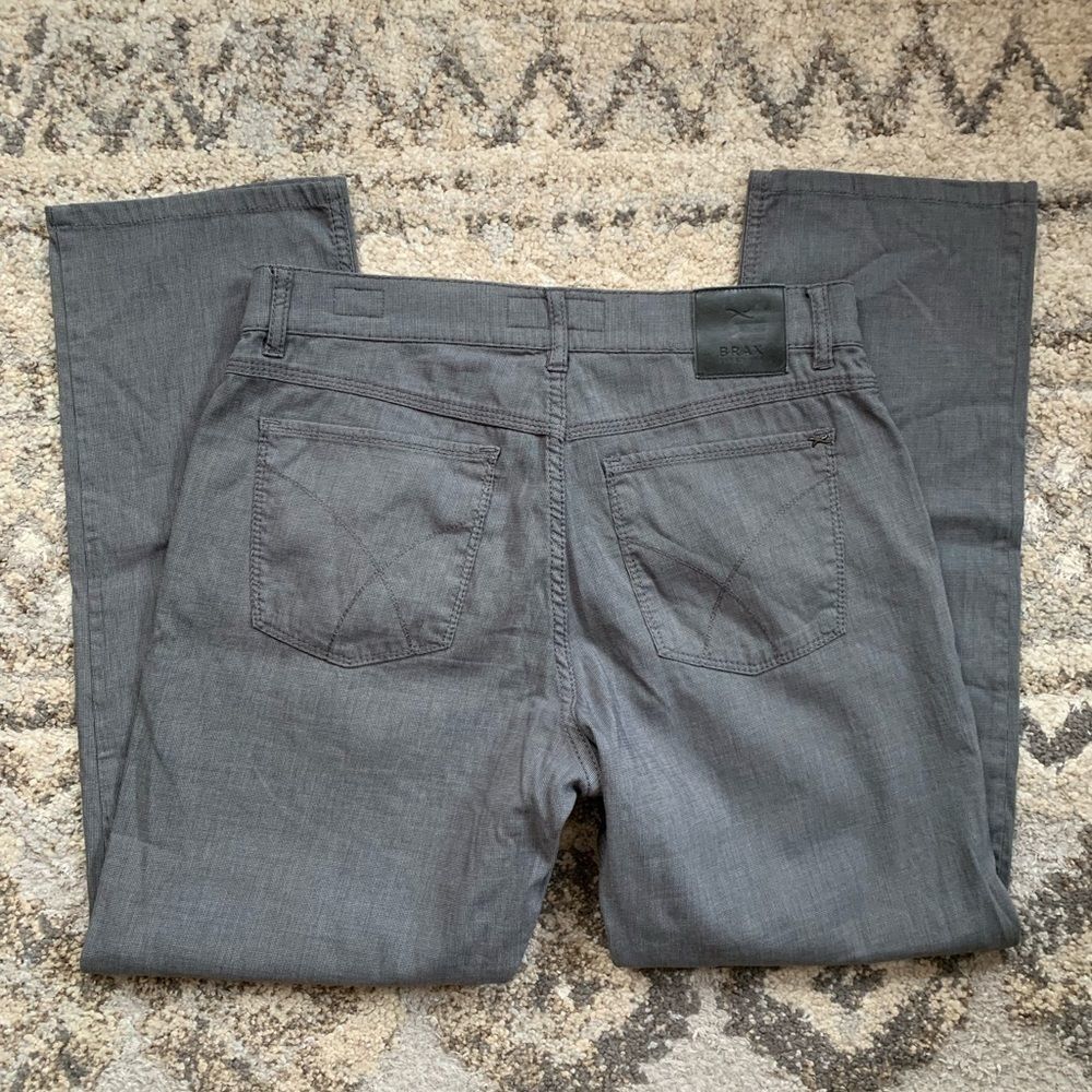 Brax Cooper Gray Straight 32x27